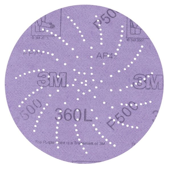 3M™ Hookit™ Clean Sanding Disc 360L, 152.4 mm, P1000